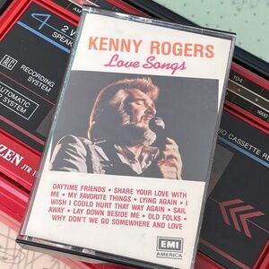 Vintage 1985 Kenny Rogers Love Songs Cassette Tape